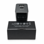 Cargador Samsung Super 65W GaN Dual Puerto Negro